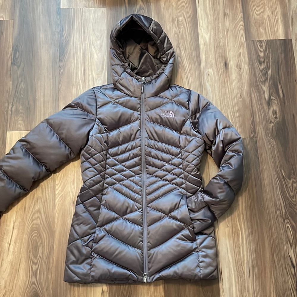 The North Face purple down jacket